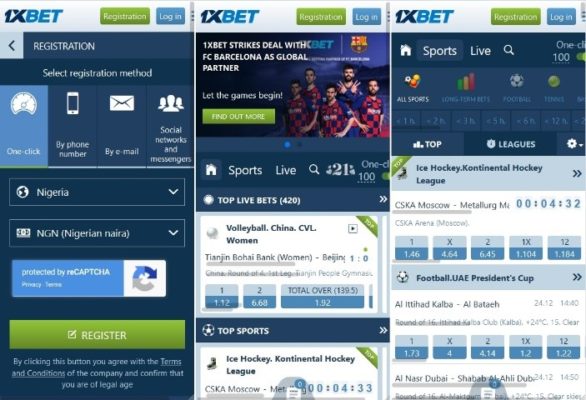 1xbet app android download