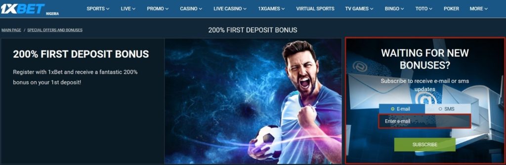 bonus 1xbet